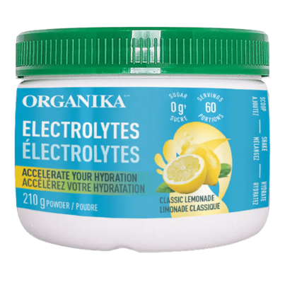 Organika Electrolytes Powder Classic Lemonade