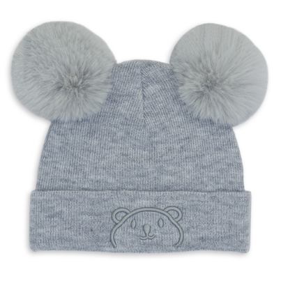 Hot Paws Infant Knit Hat Pebble Mix