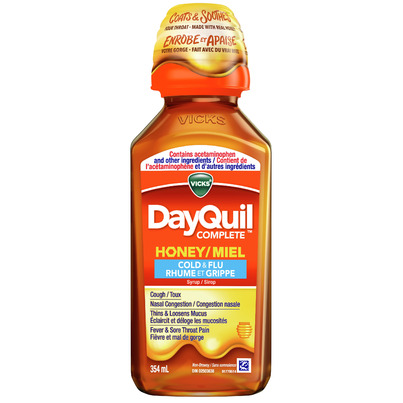 Vicks DayQuil Complete Cold & Flu Honey