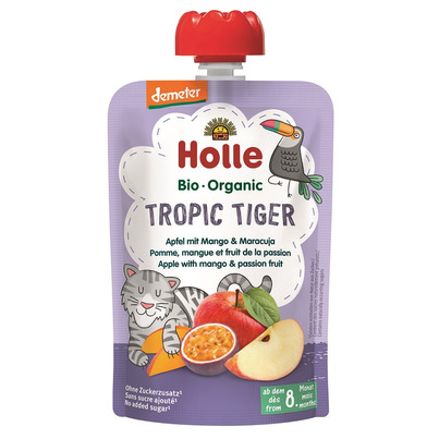 Holle Organic Pouch Tropic Tiger Apple With Mango & Passion Fruit