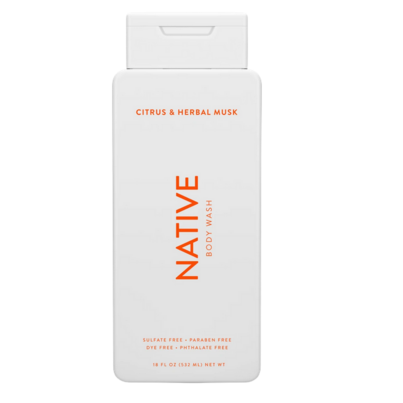 Native Body Wash Citrus & Herbal Musk