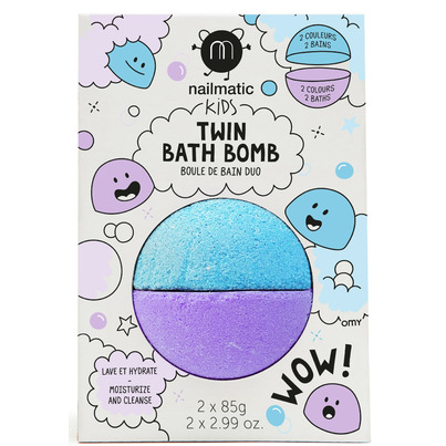 Nailmatic Twin Bath Bomb Blue And Violet