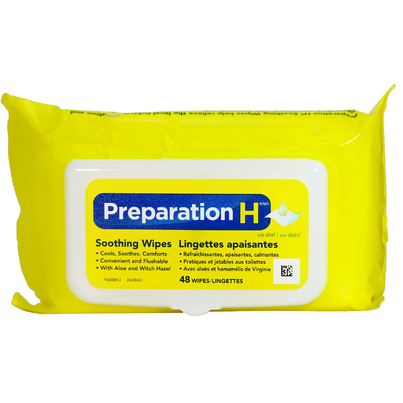 Preparation H Soothing Wipes With Aloe