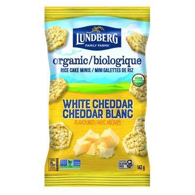 Lundberg White Cheddar Organic Rice Cake Minis