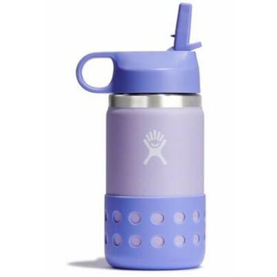 Hydro Flask Kids Wide Mouth Straw Lid And Boot Wisteria