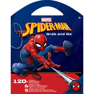 Trends Spider-Man Grab & Go Sticker And Activity Book