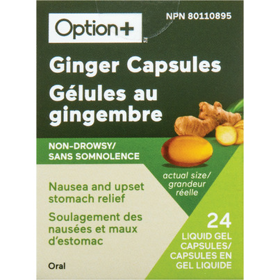 Option + Ginger Capsules