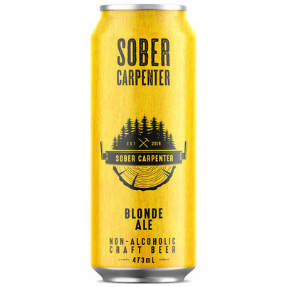 Sober Carpenter Non-Alcoholic Craft Beer Blonde Ale