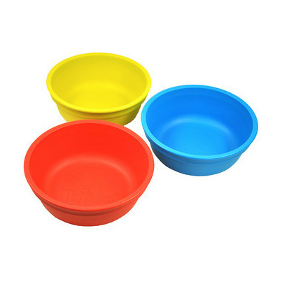 Re-Play Bowls Primary Red, Yellow And Sky Blue