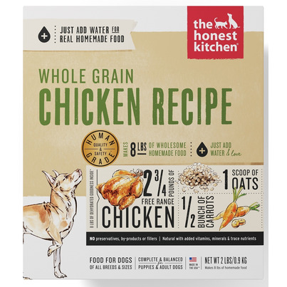 The Honest Kitchen Whole Grain Chicken Dog Food Recipe