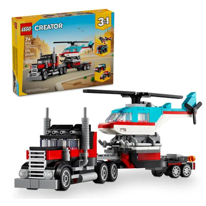LEGO Creator Flatbed Truck With Helicopter
