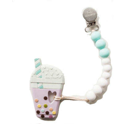 Loulou Lollipop Bubble Tea Teether With Holder