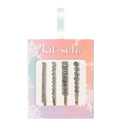 Kitsch All Dressed Up Rhinestone Bobby Pins Set