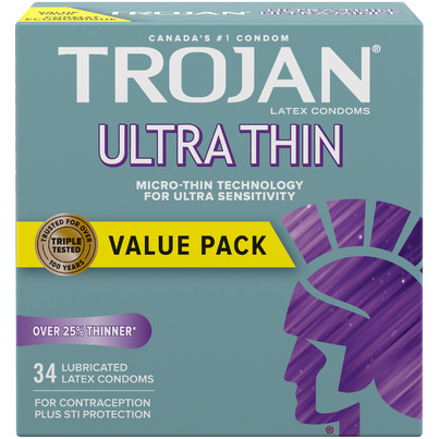 Trojan Sensitivity Ultra Thin Lubricated Latex Condoms