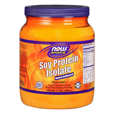 NOW Foods Sports Soy Protein Isolate Powder Unflavoured