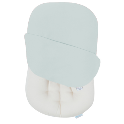 Snuggle Me Organic Infant Lounger + Cover Bundle Bluebell