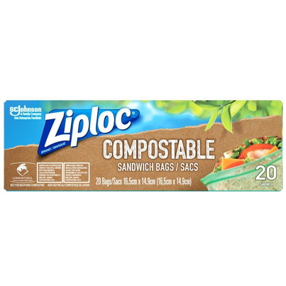 Ziploc Compostable Sandwich Bags