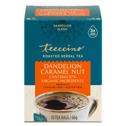 Teeccino Chicory Tea Dandelion Caramel Nut