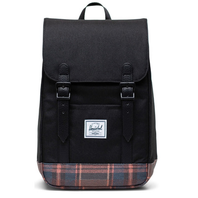 Herschel Supply Retreat Mini Backpack Black Winter Plaid