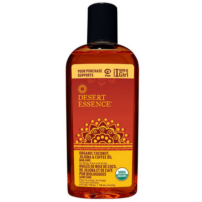 Desert Essence Organic Coconut, Jojoba & Coffee Oil