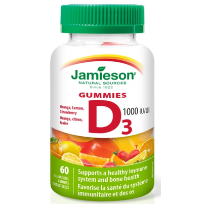 Jamieson Vitamin D3 1000IU Gummies