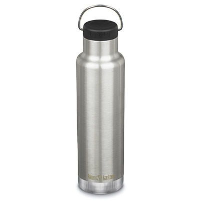 Klean Kanteen Insulated Classic Bottle With Loop Cap Brushed Stainless