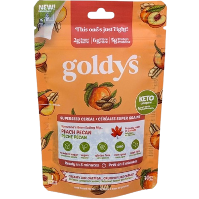 Goldy's Superseed Cereal Peach Pecans