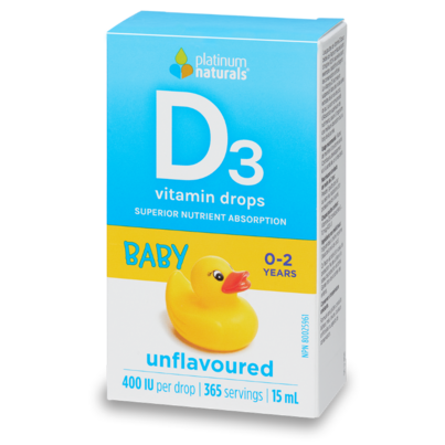Platinum Naturals Baby Vitamin D3 Liquid Drops