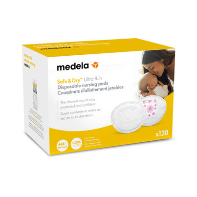 Medela Safe & Dry Ultra Thin Disposable Nursing Pads Large Pack