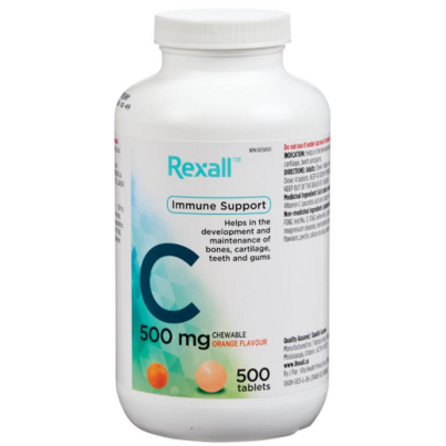 Rexall Chewable Vitamin C 500mg