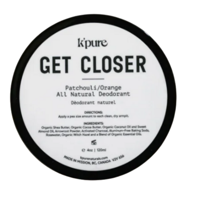 K'Pure Get Closer All Natural Deodorant Original