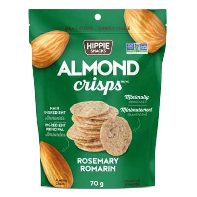 Hippie Foods Almond Crisps Rosemary