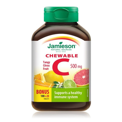 Jamieson Vitamin C Chewable 500mg Citrus Juice