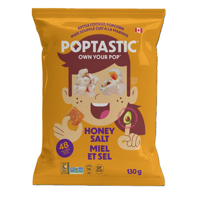 Poptastic Popcorn Honey Salt