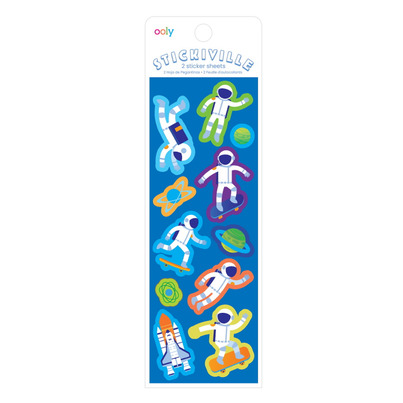OOLY Stickiville Stickers Skinny Astronauts