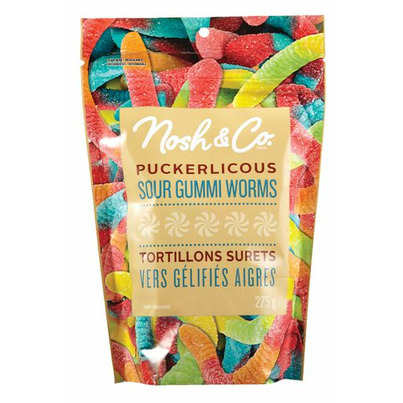 Nosh & Co. Puckerlicous Sour Gummi Worms