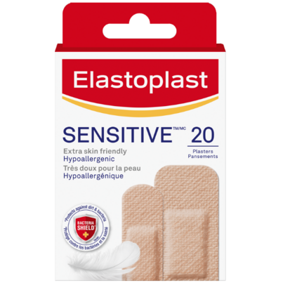 Elastoplast Adhesive Bandages For Sensitive Skin Light