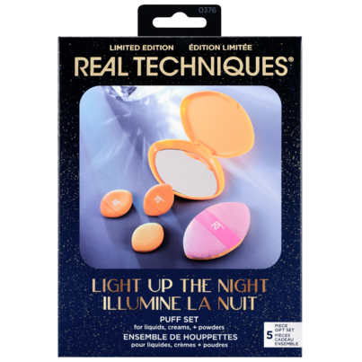 Real Techniques Light Up The Night Puff Set