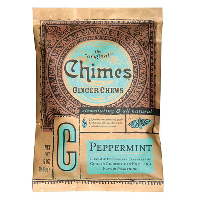 Chimes Peppermint Ginger Chews Bag