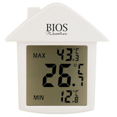 Bios Indoor Or Outdoor Digital Suction Cup Thermometer