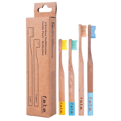 F.e.t.e. Bamboo Toothbrush Family Pack