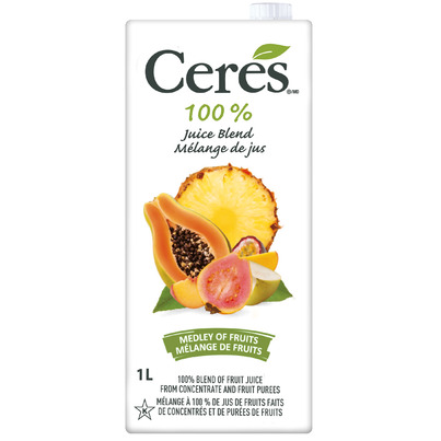 Ceres 100% Fruit Juice Blend Medley Of Fruits