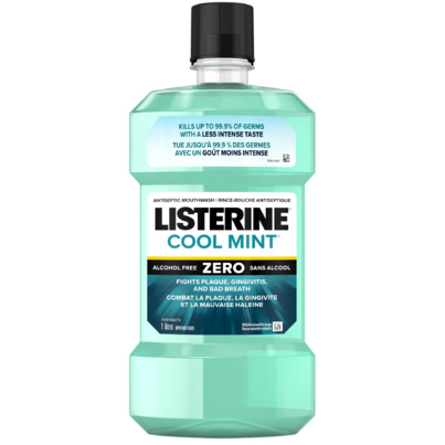 Listerine ZERO Antiseptic Mouthwash Cool Mint