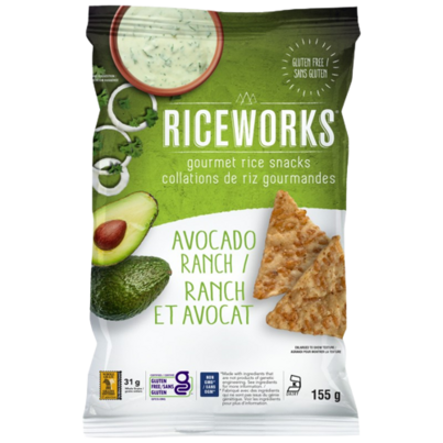 Riceworks Avocado Ranch Rice Chips