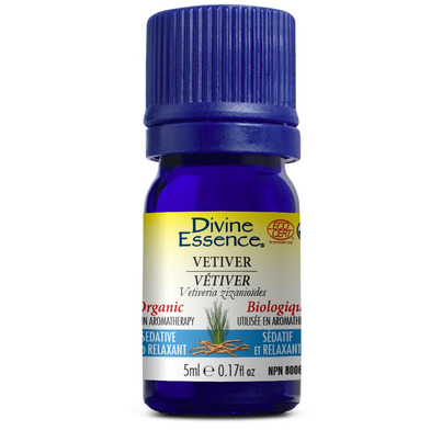 Divine Essence Vetiver Organic Essential Oil