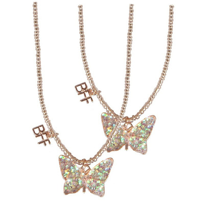 Great Pretenders BFF Butterfly Share & Tear Necklace