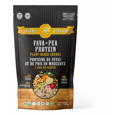 Ecoideas Organic Fava + Pea Protein Chunks