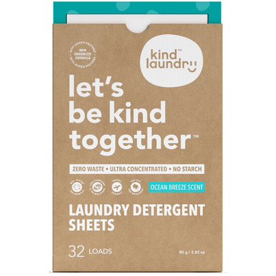 Kind Laundry Detergent Sheets Ocean Breeze