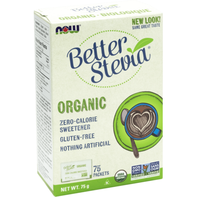 NOW Better Stevia Organic Extract Packets