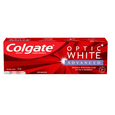 Colgate Optic White Advanced Teeth Whitening Toothpaste Sparkling White